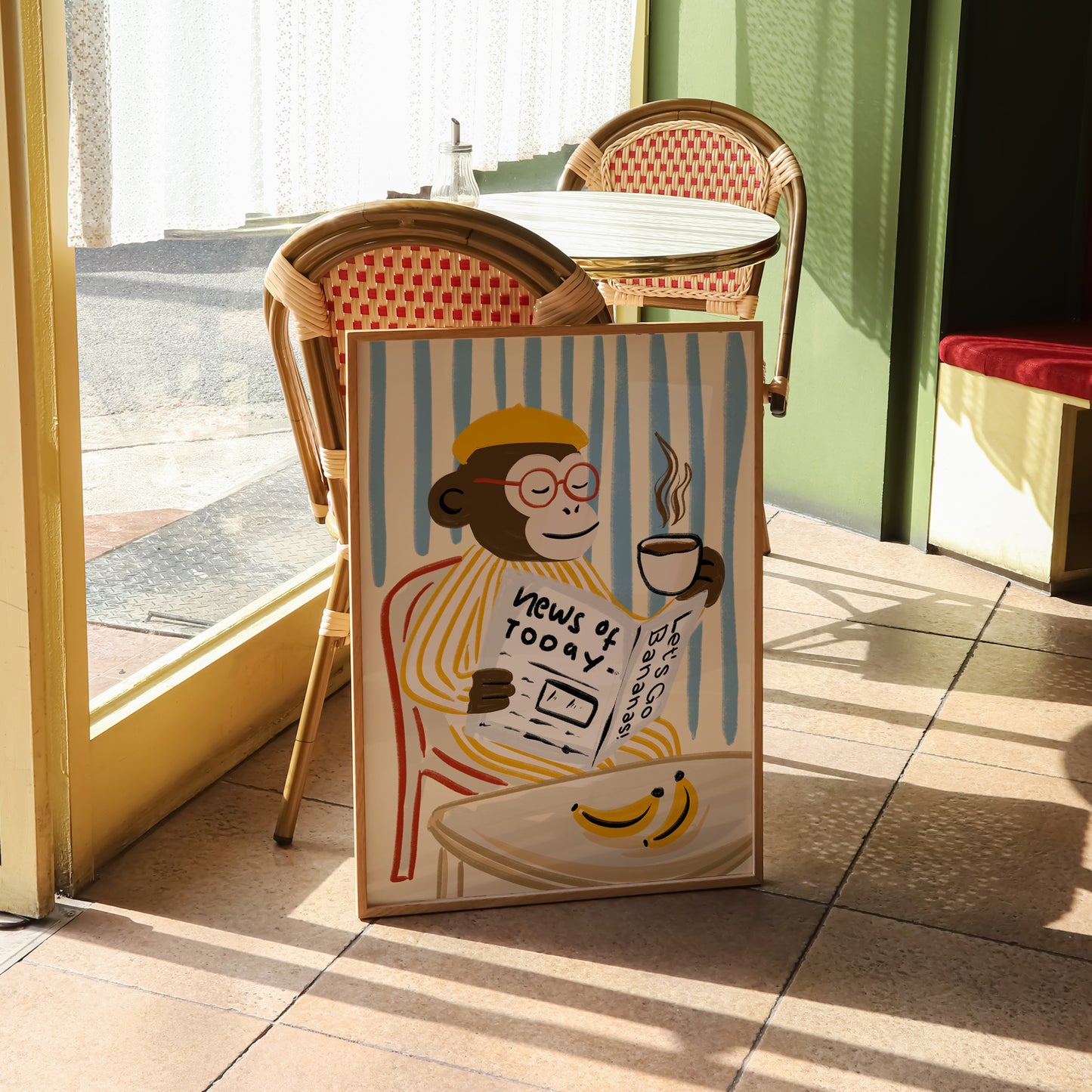 Monkey News Print | Funky