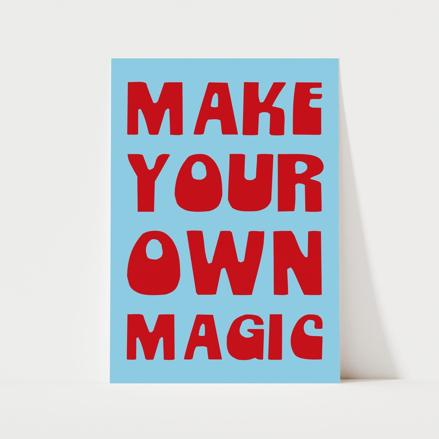 Make Your Own Magic Print | 6 Colours | Typography
