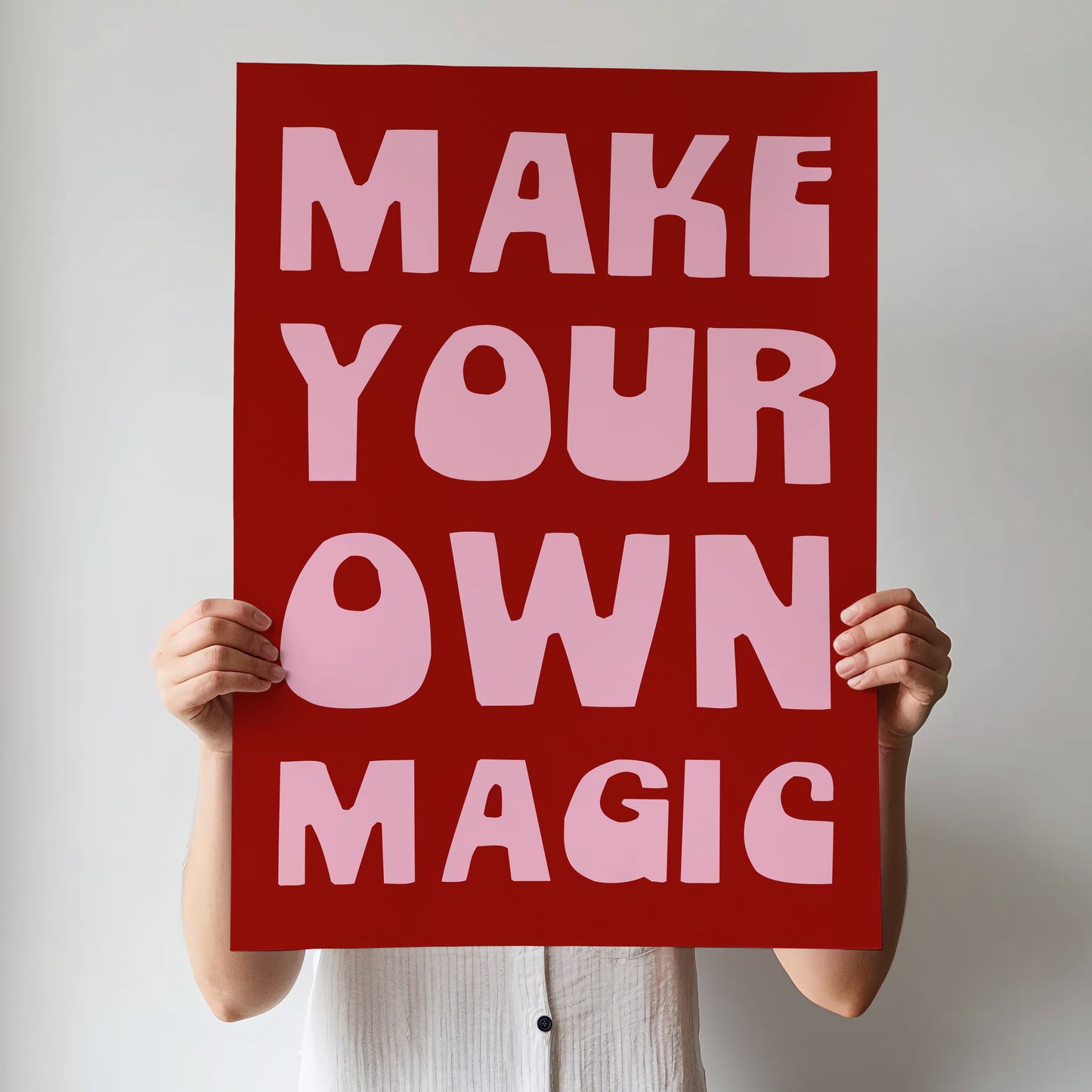 Make Your Own Magic Print | 6 Colours | Typography