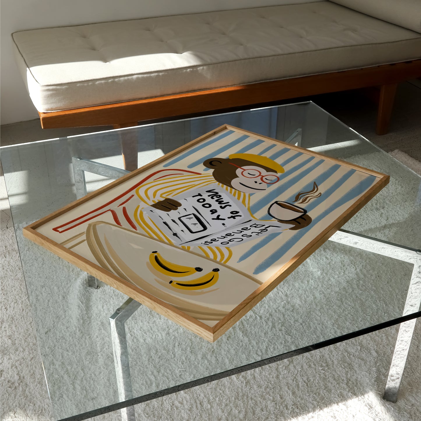 Monkey News Print | Funky