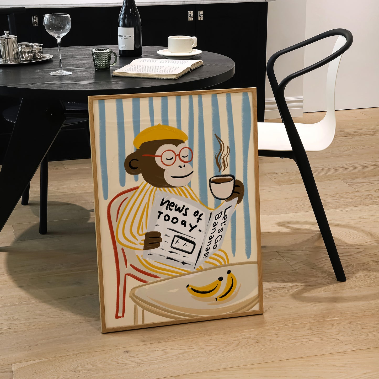Monkey News Print | Funky