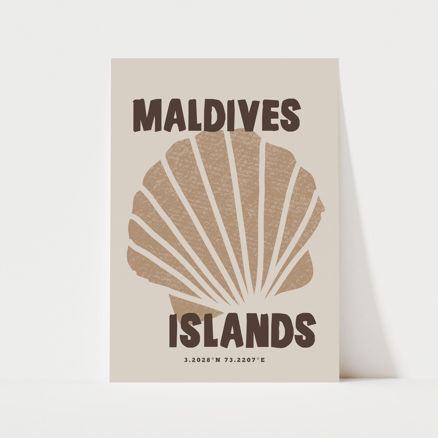 Maldives Islands Print | 3 Colours | Travel