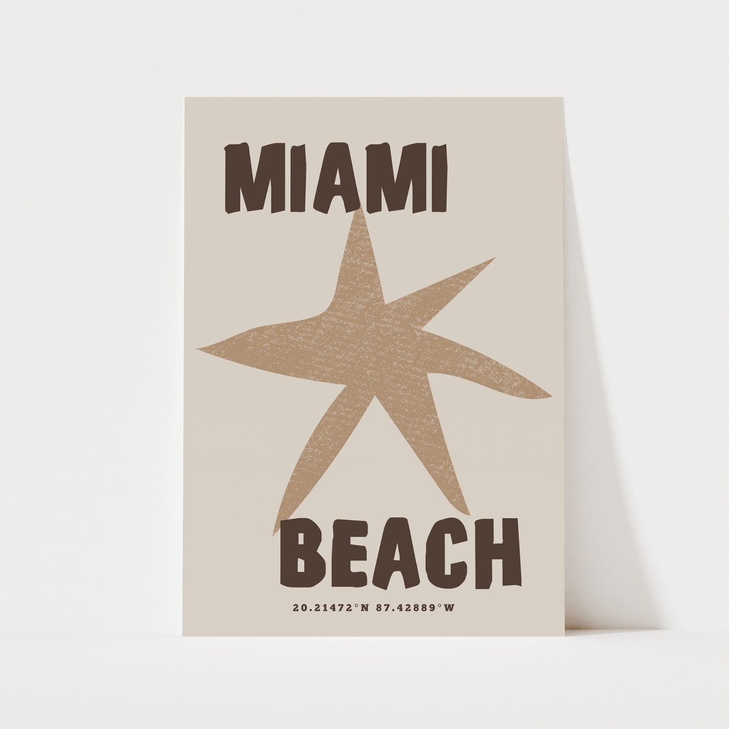 Miami Beach Print | 3 Colours | Travel