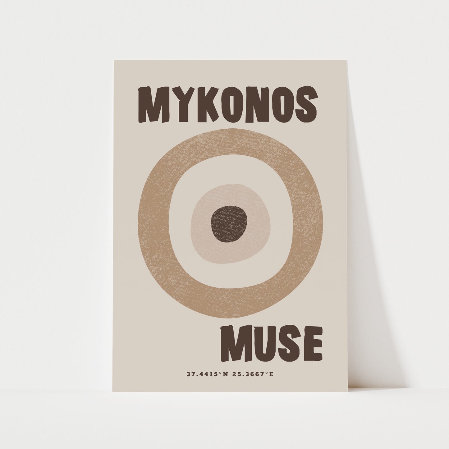 Mykonos Muse Print | 3 Colours | Travel