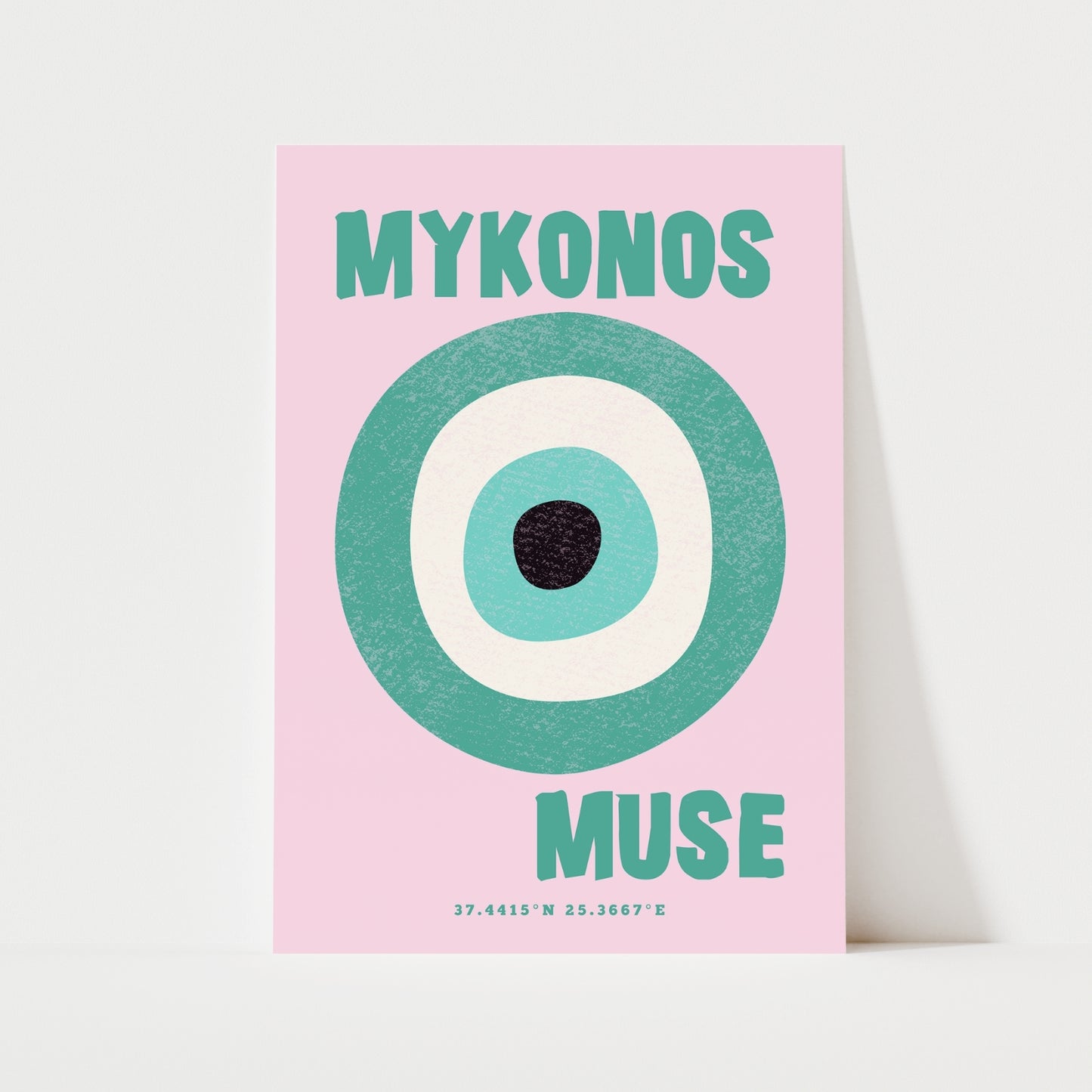 Mykonos Muse Print | 3 Colours | Travel