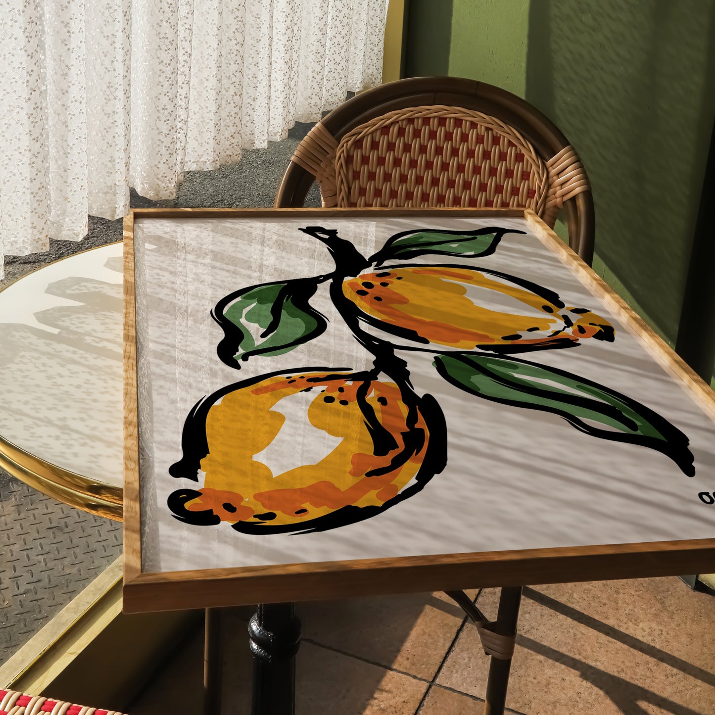 Oranges Painting Print | Kitchen