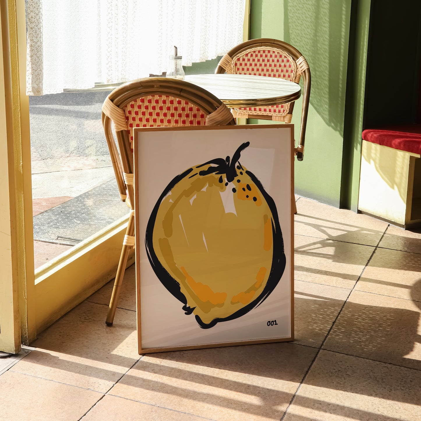 Lemon Painting Print | Kitchen