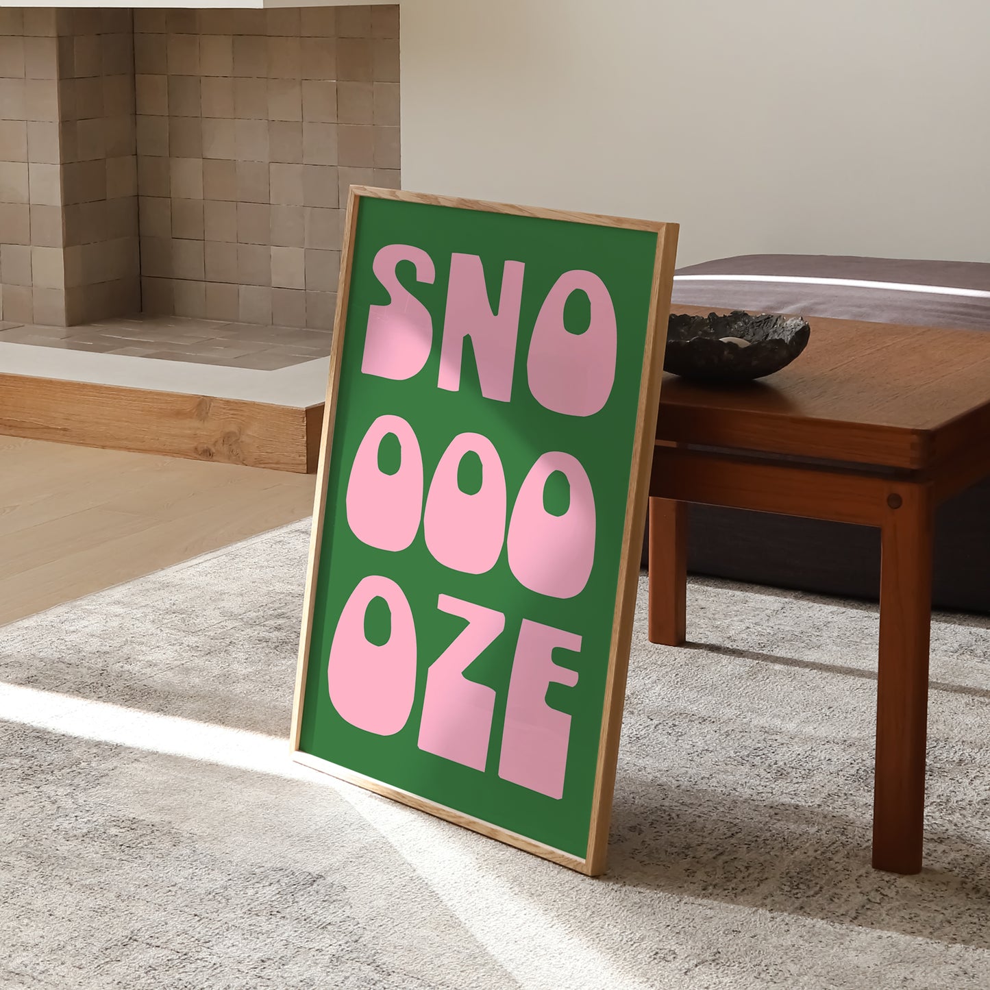 Snooze Print | 6 Colours | Typography