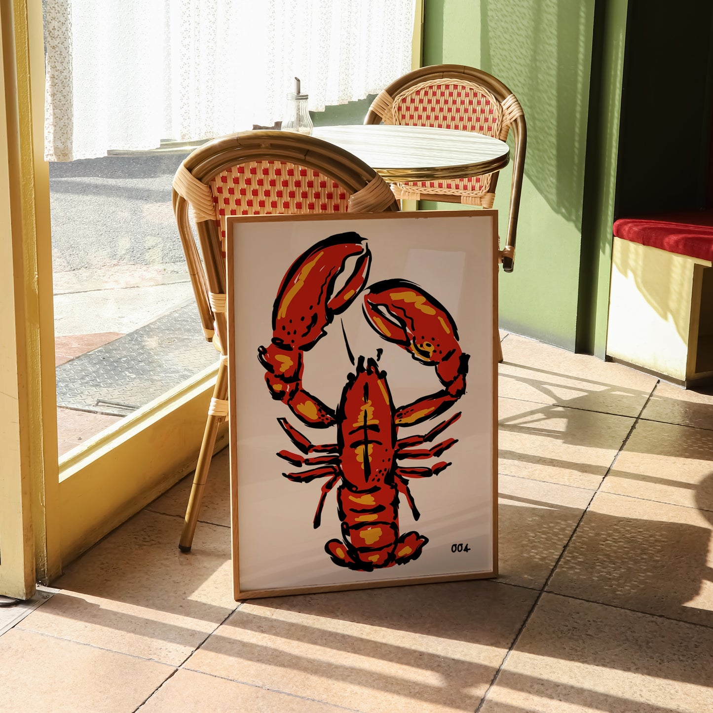 Lobster Painting Print | Kitchen