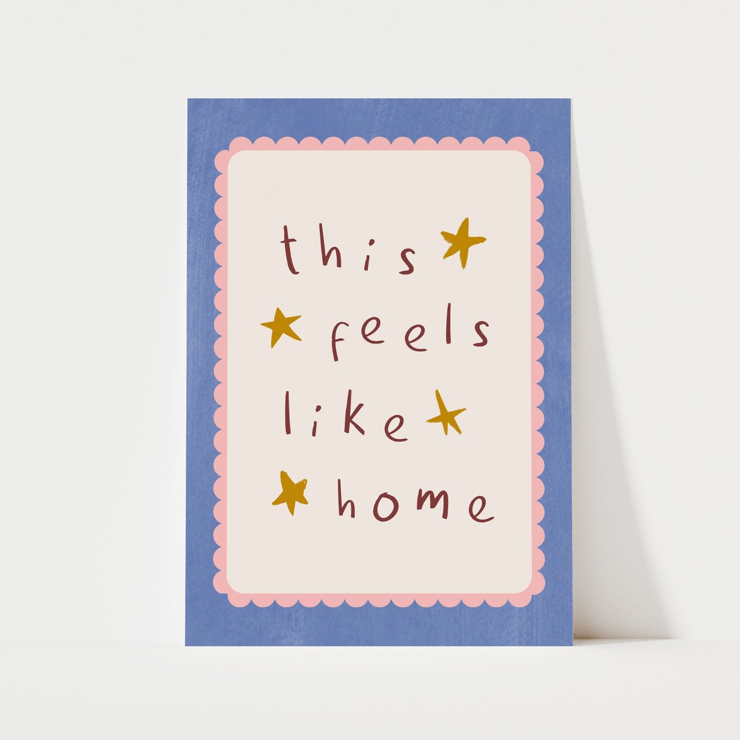 This Feels Like Home Print | 4 Colours | Typography