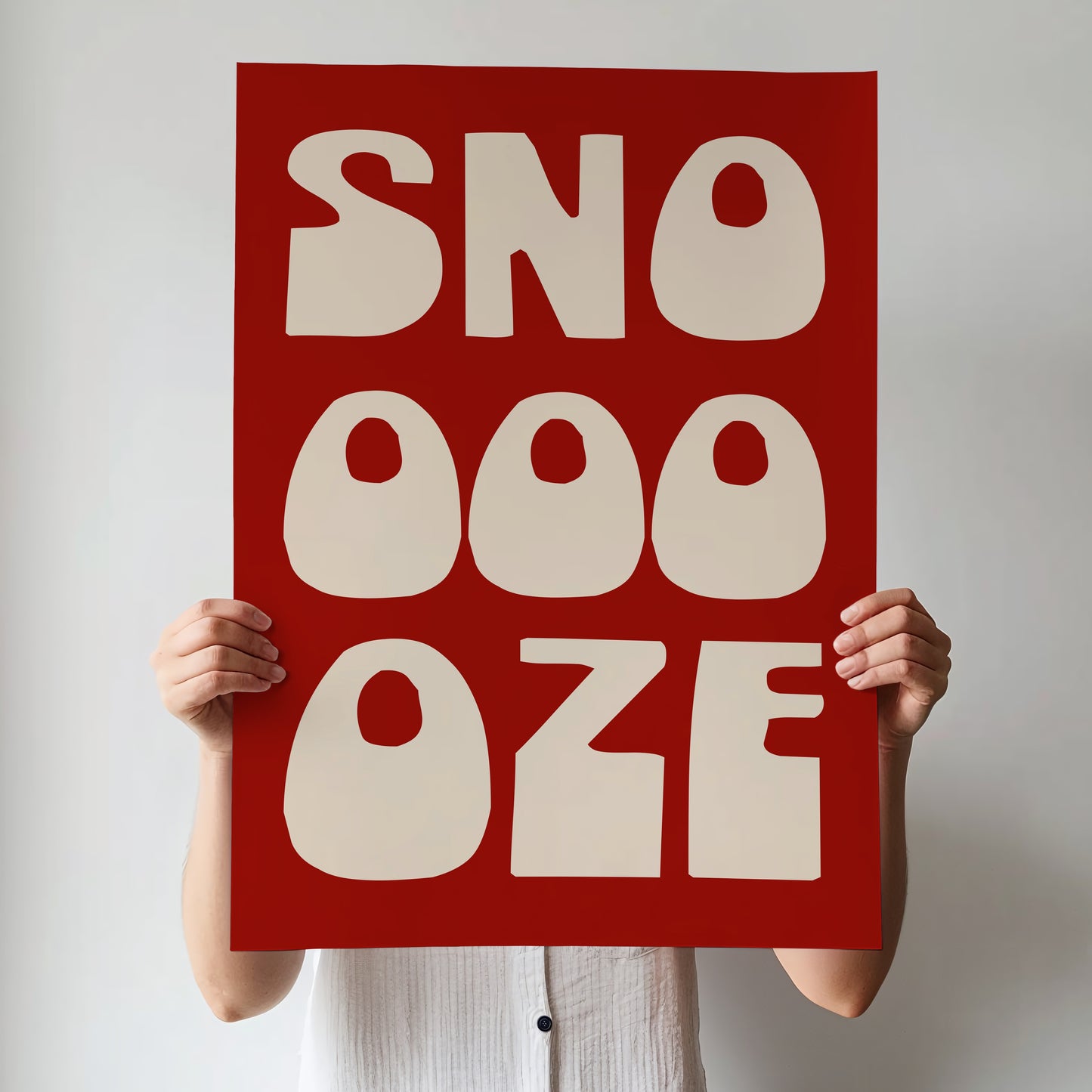 Snooze Print | 6 Colours | Typography
