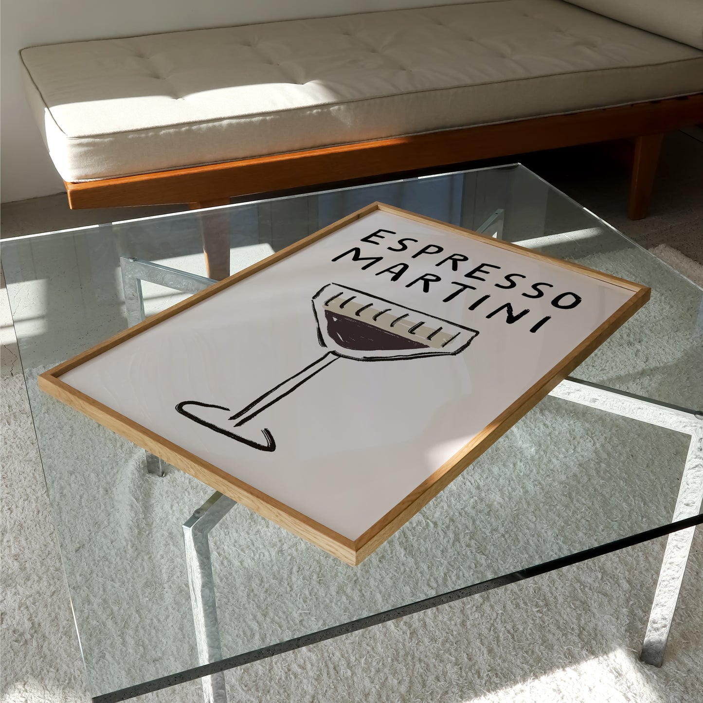 Espresso Martini Doodle Print | Cocktails