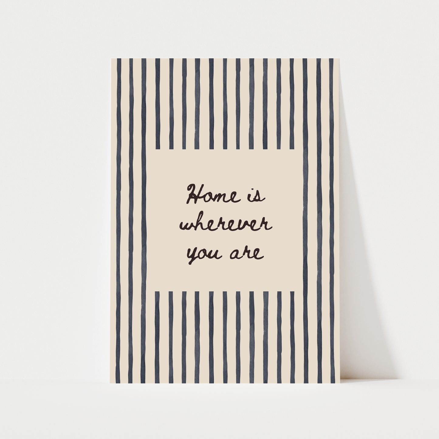 Home Is Wherever You Are Print | 5 Colours | Typography