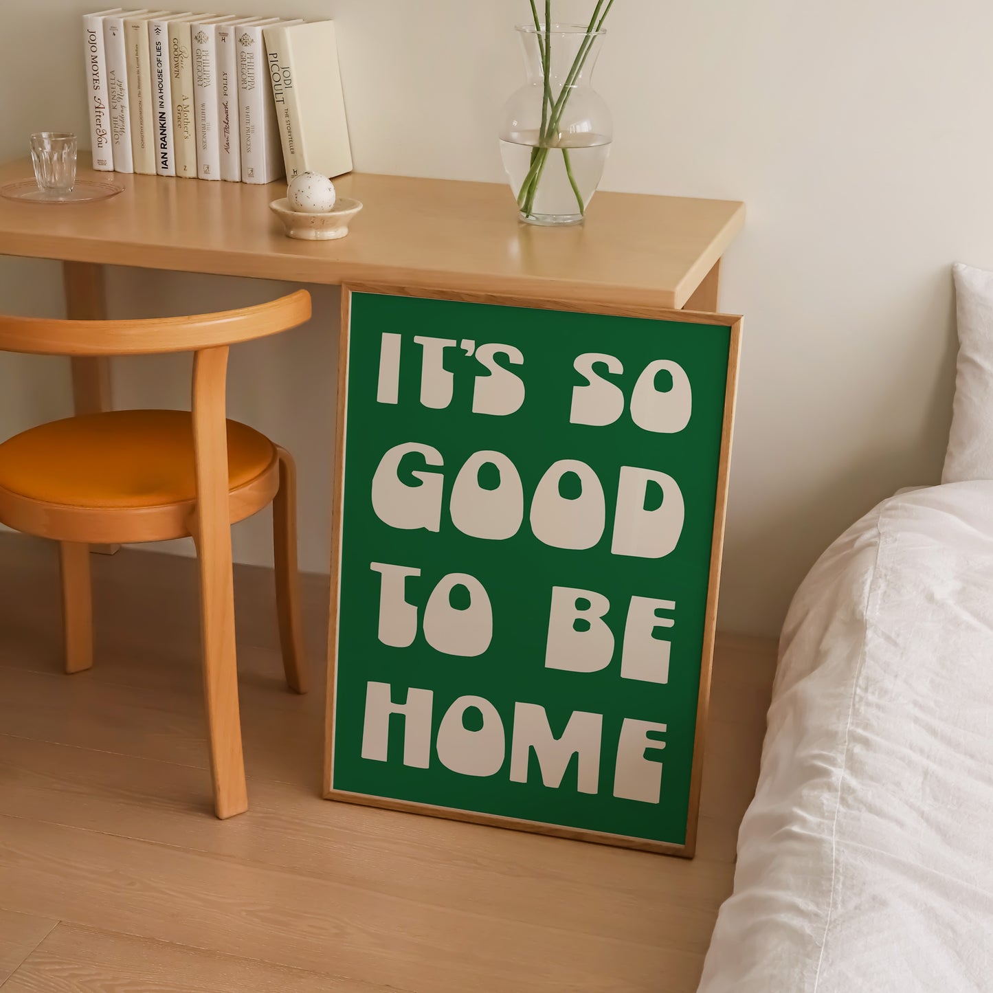 It's So Good To Be Home Print | 6 Colours | Typography