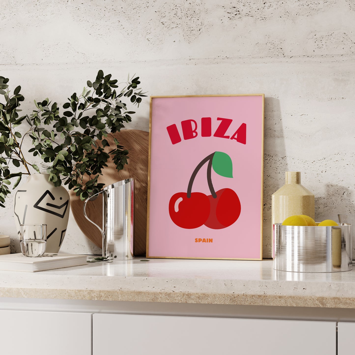 Ibiza Cherry Print | Travel