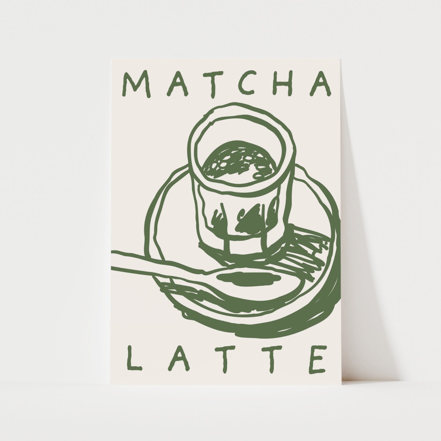 Matcha Latte Print | 4 Colours | Kitchen
