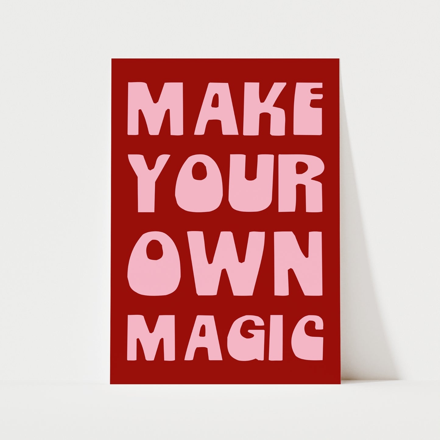 Make Your Own Magic Print | 6 Colours | Typography