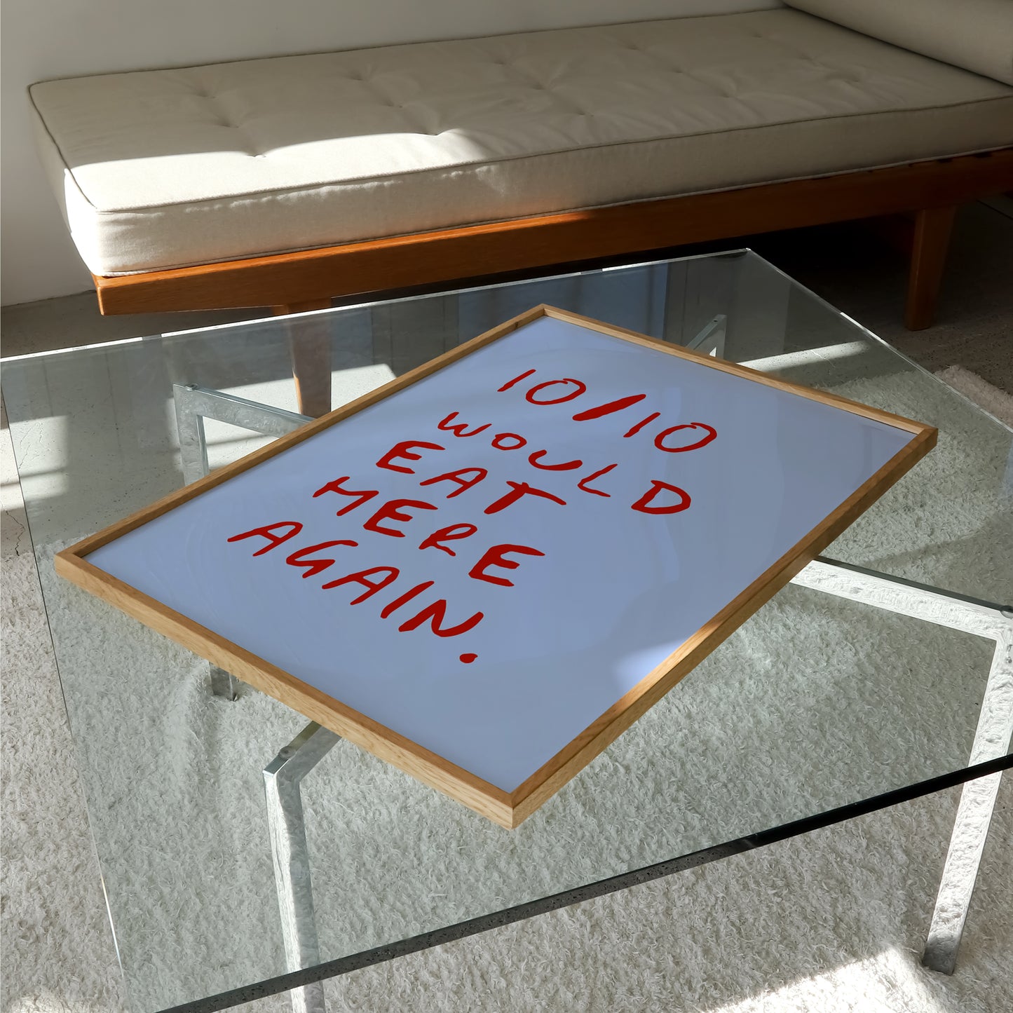 Funny Food Review Print | 5 Colours | Kitchen