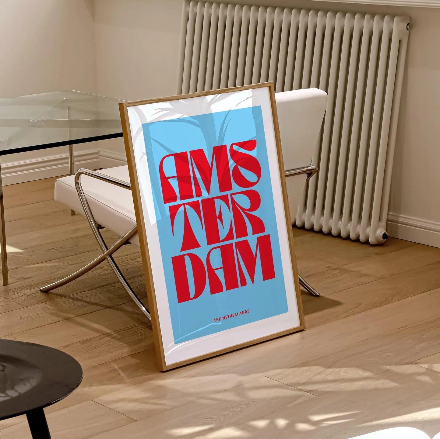 Amsterdam Typography Print | 4 Colours | Travel