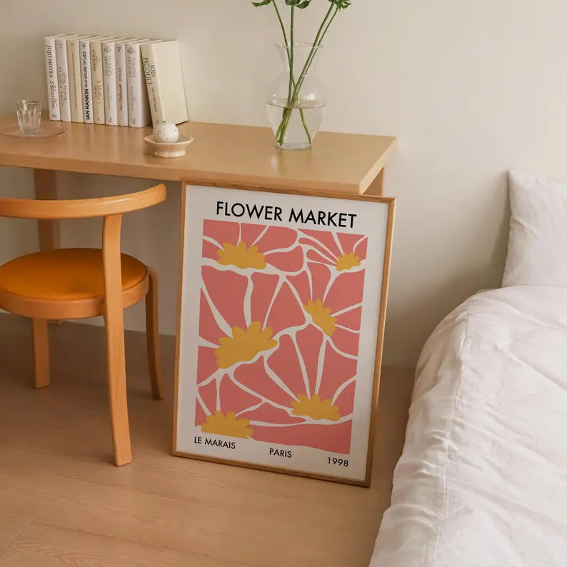 Paris Le Marais Flower Market Print | Flower Markets