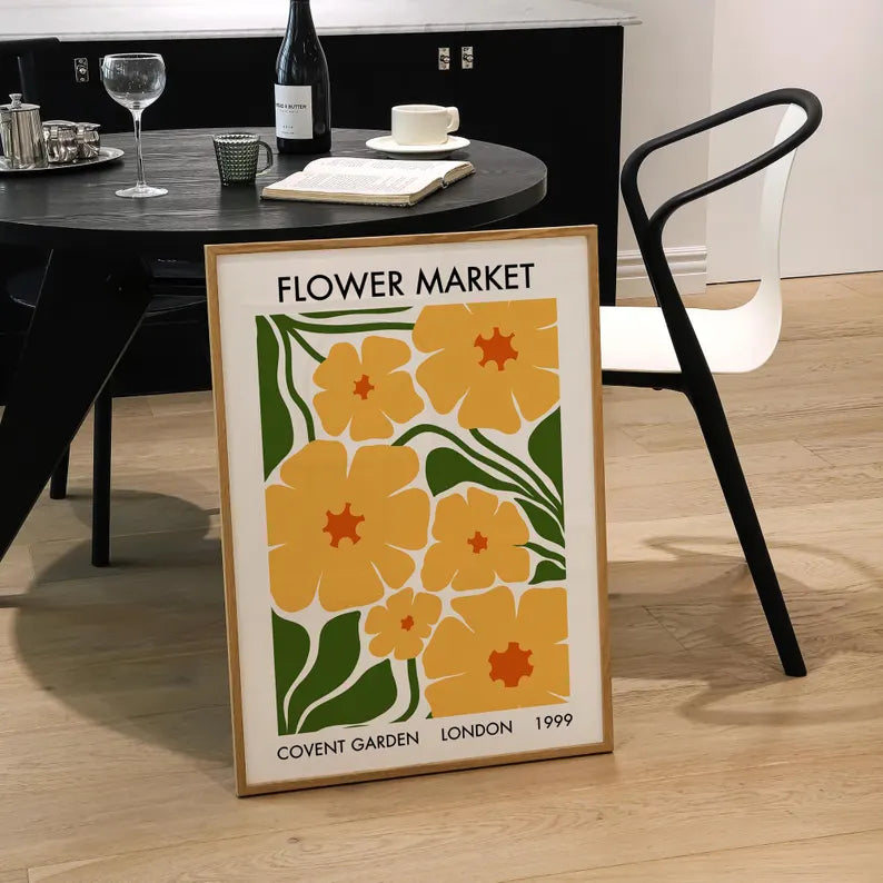 London Covent Garden Flower Market Print | Markets