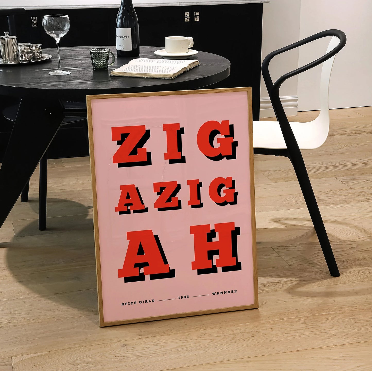 Zig A Zig Ah Print | 4 Colours | Music