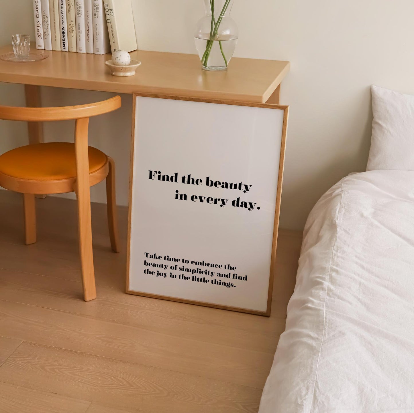 Find The Beauty In Every Day Print | Typography