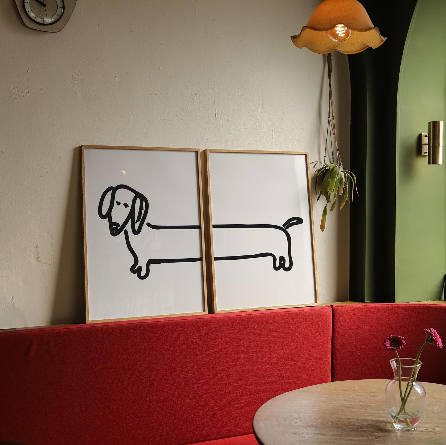 Dachshund Print | 4 Colours | Funky
