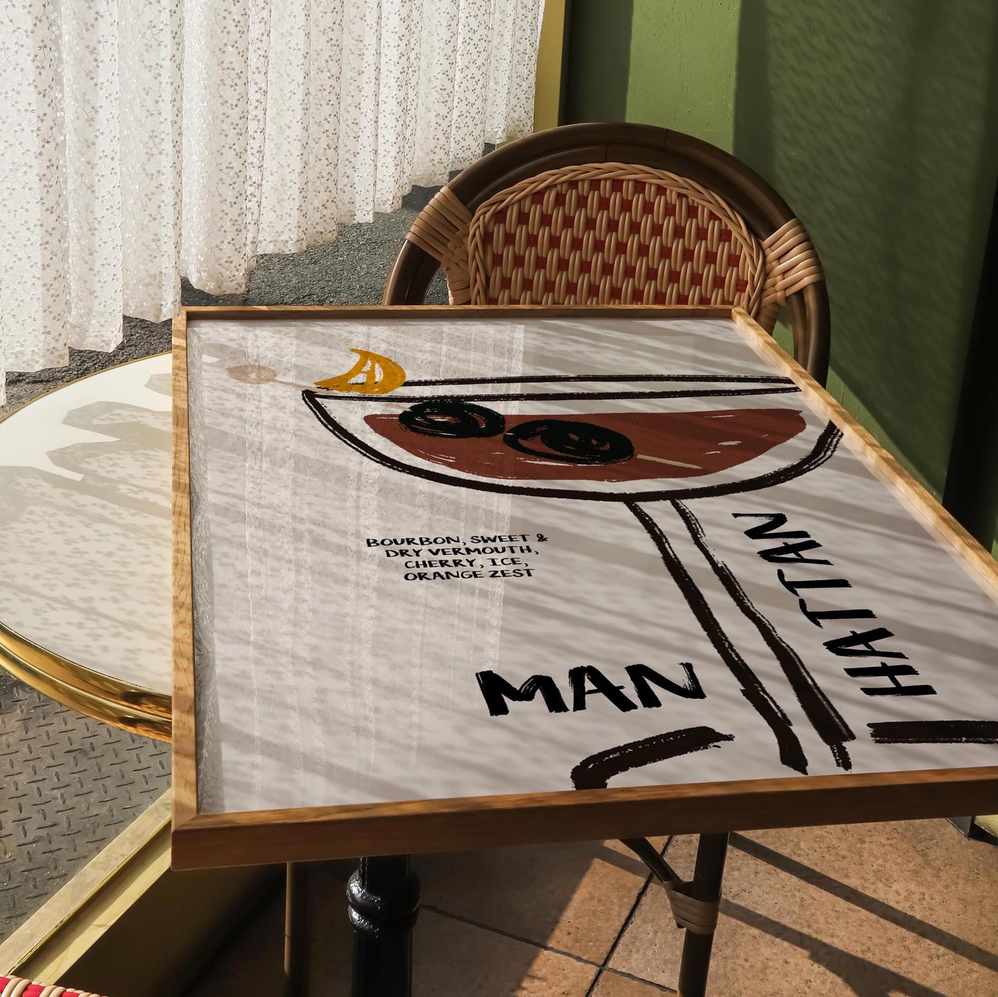 Manhattan Whimsical Print | Cocktails