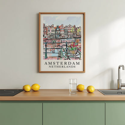 Amsterdam Netherlands Print | Travel