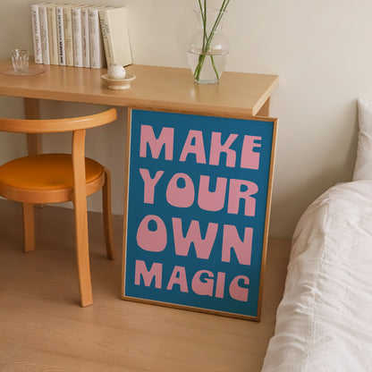 Make Your Own Magic Print | 6 Colours | Typography