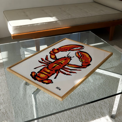 Lobster Painting Print | Kitchen