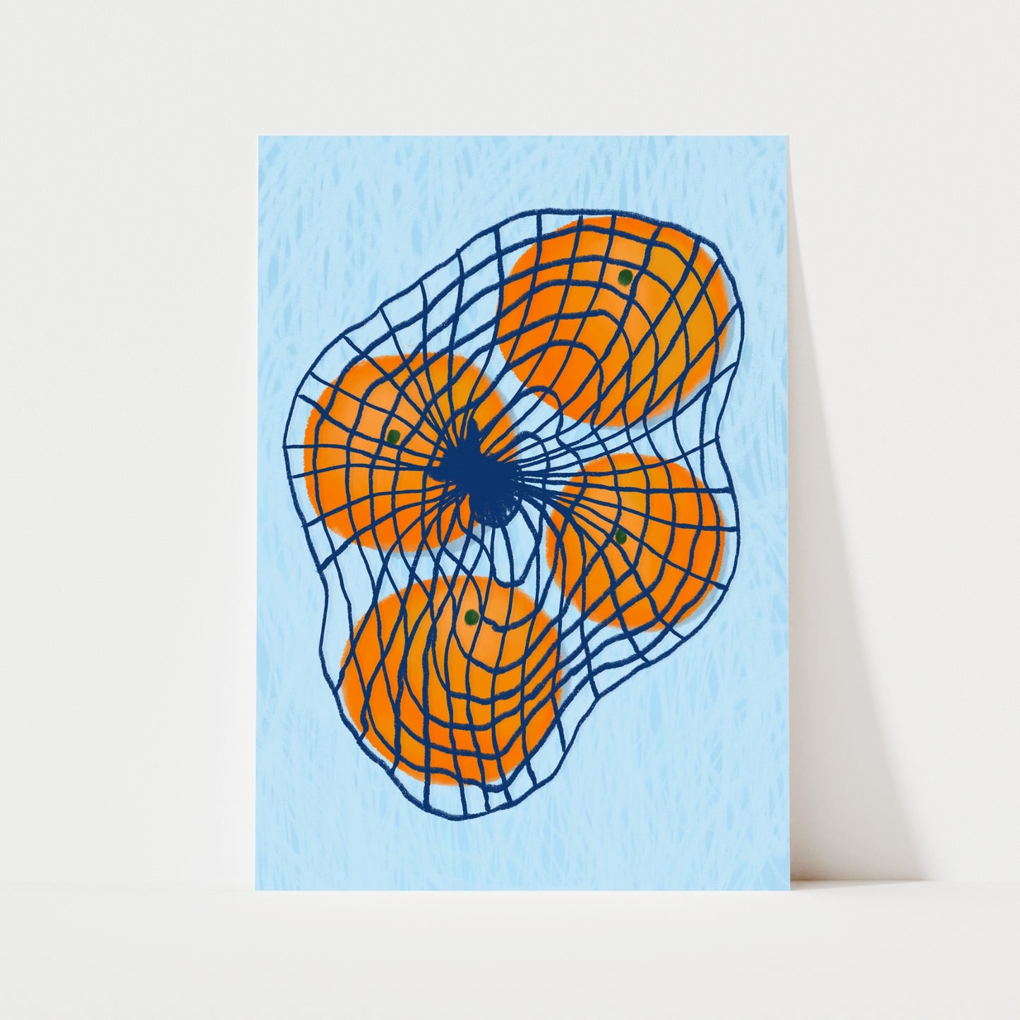 Bag Of Oranges Print | 2 Colours | Kitchen