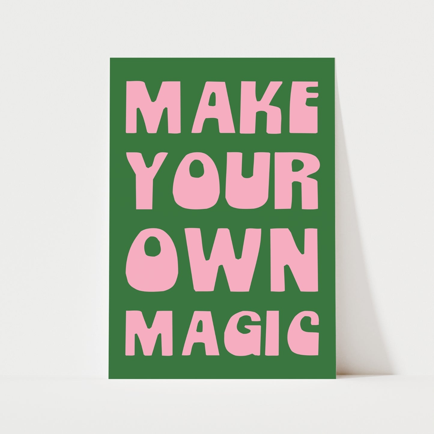 Make Your Own Magic Print | 6 Colours | Typography