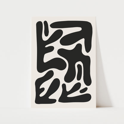Abstract Print | 4 Colours | Funky