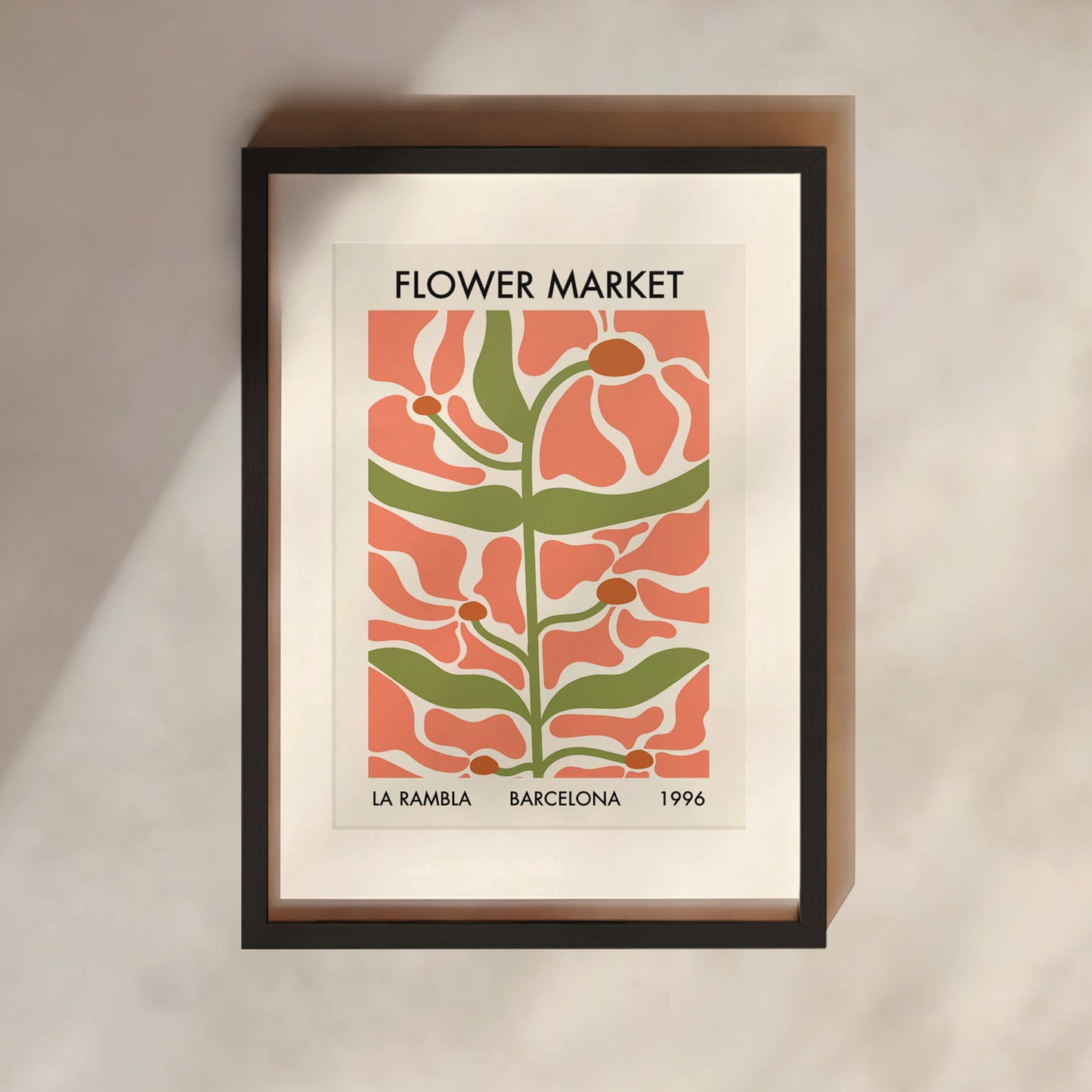 Barcelona La Rambla Flower Market Print | Flower Markets