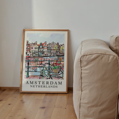 Amsterdam Netherlands Print | Travel