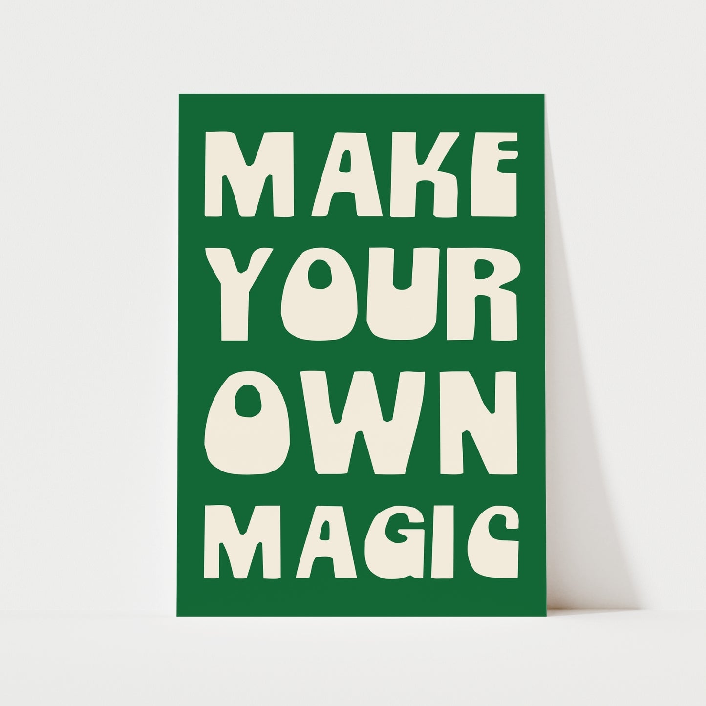 Make Your Own Magic Print | 6 Colours | Typography