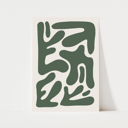 Abstract Print | 4 Colours | Funky