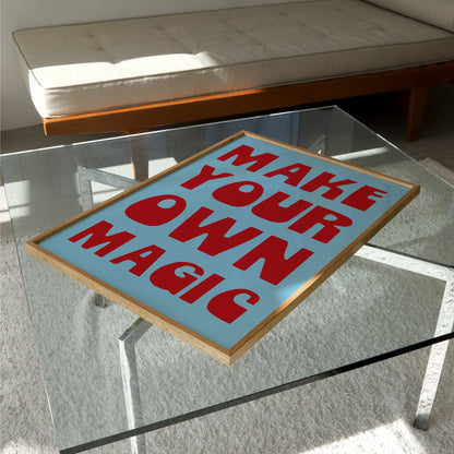 Make Your Own Magic Print | 6 Colours | Typography