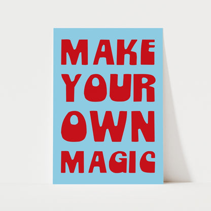 Make Your Own Magic Print | 6 Colours | Typography