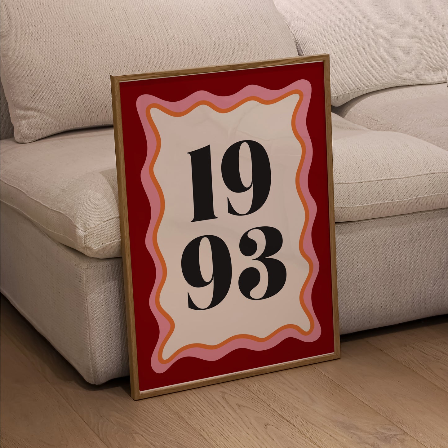 Custom Year Print | 3 Colours | Personalised