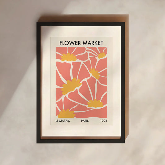 Paris Le Marais Flower Market Print | Flower Markets