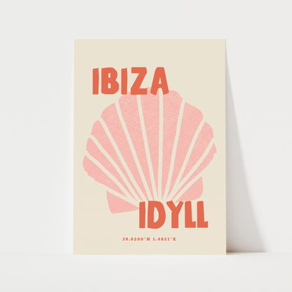 Ibiza Idyll Print | 4 Colours | Travel