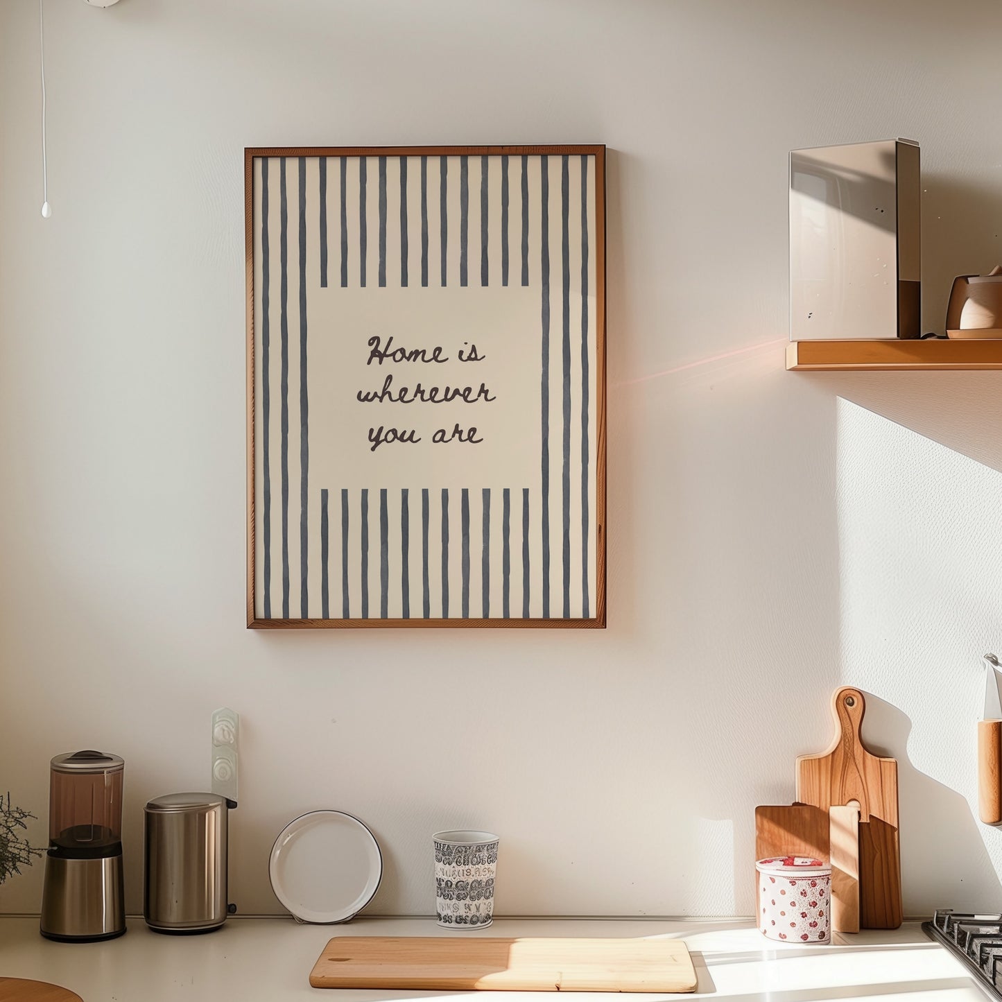Home Is Wherever You Are Print | 5 Colours | Typography