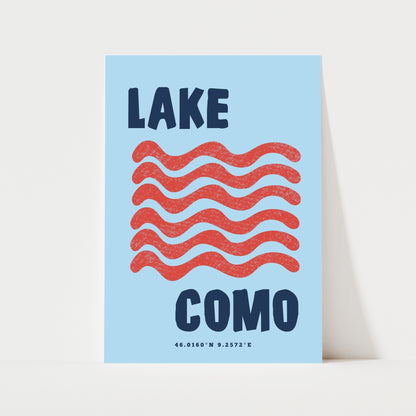 Lake Como Print | 3 Colours | Travel