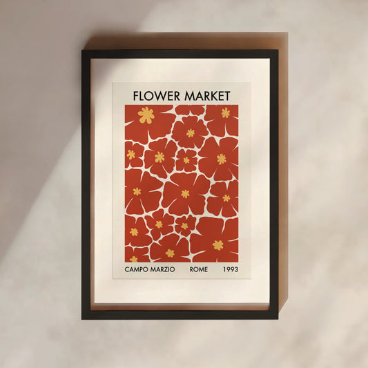 Rome Campo Marzio Flower Market Print | Flower Markets