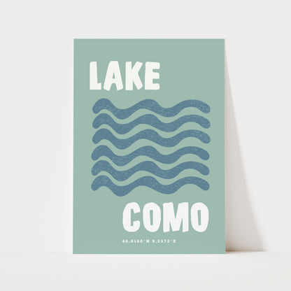 Lake Como Print | 3 Colours | Travel