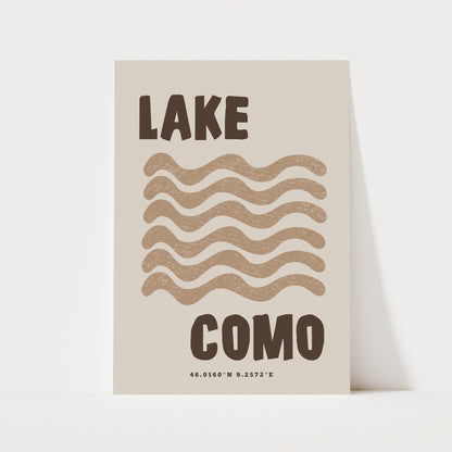 Lake Como Print | 3 Colours | Travel