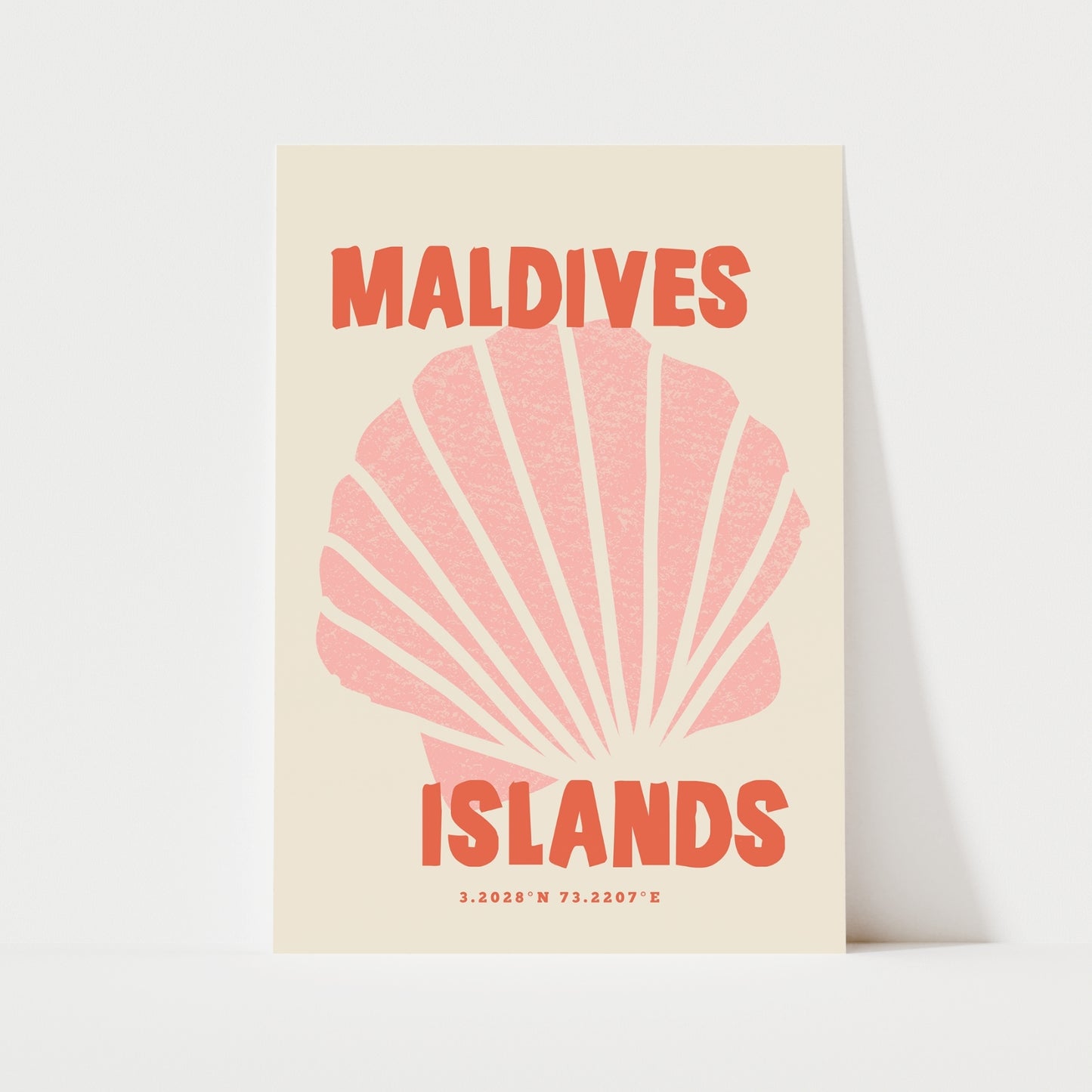 Maldives Islands Print | 3 Colours | Travel